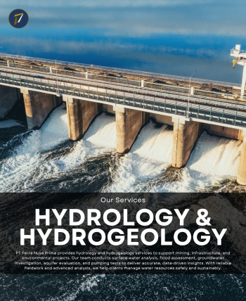 Hydrogeologist assessing groundwater field data at project site.